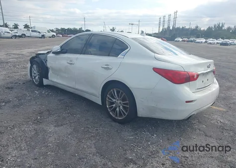 2014 Infiniti Q50 из США, поврежденный, VIN JN1BV7AP5EM682195